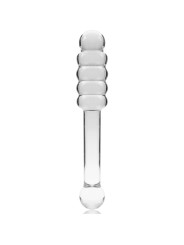 MODELO 20 DILDO CRISTAL BOROSILICATO TRANSPARENTE 20.5 CM -O- 3 CM DE LA MARCA NEBULA SERIES BY IBIZA