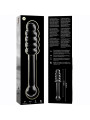 MODELO 20 DILDO CRISTAL BOROSILICATO TRANSPARENTE 20.5 CM -O- 3 CM DE LA MARCA NEBULA SERIES BY IBIZA