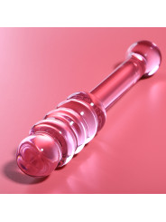 MODELO 20 DILDO CRISTAL BOROSILICATO TRANSPARENTE 20.5 CM -O- 3 CM DE LA MARCA NEBULA SERIES BY IBIZA
