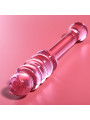MODELO 20 DILDO CRISTAL BOROSILICATO TRANSPARENTE 20.5 CM -O- 3 CM DE LA MARCA NEBULA SERIES BY IBIZA