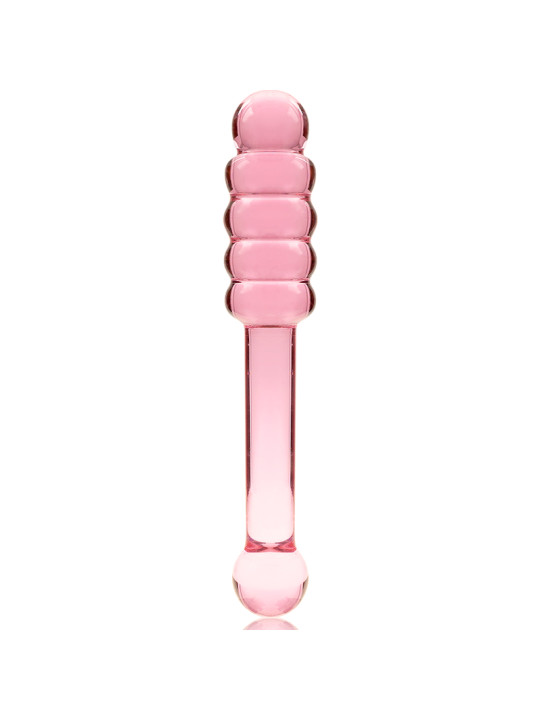 MODELO 20 DILDO CRISTAL BOROSILICATO TRANSPARENTE 20.5 CM -O- 3 CM DE LA MARCA NEBULA SERIES BY IBIZA