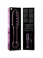 MODELO 20 DILDO CRISTAL BOROSILICATO TRANSPARENTE 20.5 CM -O- 3 CM DE LA MARCA NEBULA SERIES BY IBIZA