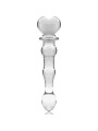 MODELO 21 DILDO CRISTAL BOROSILICATO TRANSPARENTE 20.5 CM -O- 3.5 CM DE LA MARCA NEBULA SERIES BY IBIZA