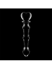 MODELO 21 DILDO CRISTAL BOROSILICATO TRANSPARENTE 20.5 CM -O- 3.5 CM DE LA MARCA NEBULA SERIES BY IBIZA