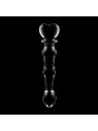 MODELO 21 DILDO CRISTAL BOROSILICATO TRANSPARENTE 20.5 CM -O- 3.5 CM DE LA MARCA NEBULA SERIES BY IBIZA