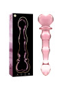 MODELO 21 DILDO CRISTAL BOROSILICATO TRANSPARENTE 20.5 CM -O- 3.5 CM DE LA MARCA NEBULA SERIES BY IBIZA