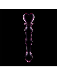 MODELO 21 DILDO CRISTAL BOROSILICATO TRANSPARENTE 20.5 CM -O- 3.5 CM DE LA MARCA NEBULA SERIES BY IBIZA