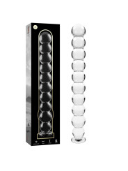 MODELO 22 DILDO CRISTAL BOROSILICATO TRANSPARENTE 21.5 CM -O- 2.5 CM DE LA MARCA NEBULA SERIES BY IBIZA