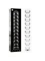 MODELO 22 DILDO CRISTAL BOROSILICATO TRANSPARENTE 21.5 CM -O- 2.5 CM DE LA MARCA NEBULA SERIES BY IBIZA