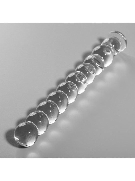 MODELO 22 DILDO CRISTAL BOROSILICATO TRANSPARENTE 21.5 CM -O- 2.5 CM DE LA MARCA NEBULA SERIES BY IBIZA