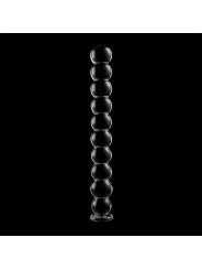 MODELO 22 DILDO CRISTAL BOROSILICATO TRANSPARENTE 21.5 CM -O- 2.5 CM DE LA MARCA NEBULA SERIES BY IBIZA