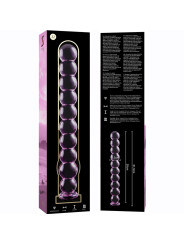 MODELO 22 DILDO CRISTAL BOROSILICATO TRANSPARENTE 21.5 CM -O- 2.5 CM DE LA MARCA NEBULA SERIES BY IBIZA