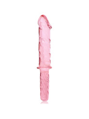 MODELO 24 DILDO CRISTAL BOROSILICATO TRANSPARENTE 28.5 CM -O- 5 CM DE LA MARCA NEBULA SERIES BY IBIZA