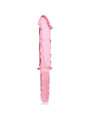 MODELO 24 DILDO CRISTAL BOROSILICATO TRANSPARENTE 28.5 CM -O- 5 CM DE LA MARCA NEBULA SERIES BY IBIZA