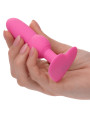 CALEXOTICS PLUG ANAL VIBRADOR SILICONA 10 MODOS ROSA DE LA MARCA CALEXOTICS