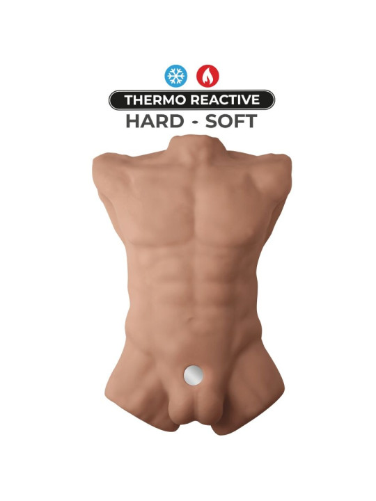 TORSOS MASCULINO REALISTA APOLLO L SILICONA CARAMELO DE LA MARCA SILEXD