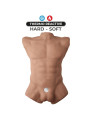 TORSOS MASCULINO REALISTA APOLLO L SILICONA CARAMELO DE LA MARCA SILEXD