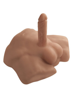 TORSOS MASCULINO REALISTA APOLLO S SILICONA CARAMELO DE LA MARCA SILEXD