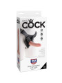 ARNÉS CON DILDO REALÍSTICO KING COCK 15 CM AJUSTABLE DE LA MARCA KING COCK