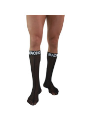 CALCETINES FETISH MACHO NEGROS SEMITRANSPARENTES TALLA ÚNICA DE LA MARCA MACHO UNDERWEAR