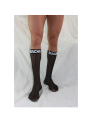 CALCETINES FETISH MACHO NEGROS SEMITRANSPARENTES TALLA ÚNICA DE LA MARCA MACHO UNDERWEAR