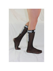 CALCETINES FETISH MACHO NEGROS SEMITRANSPARENTES TALLA ÚNICA DE LA MARCA MACHO UNDERWEAR