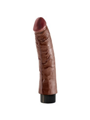 DILDO VIBRADOR REALISTA MARRÓN 20CM KING COCK DE LA MARCA KING COCK