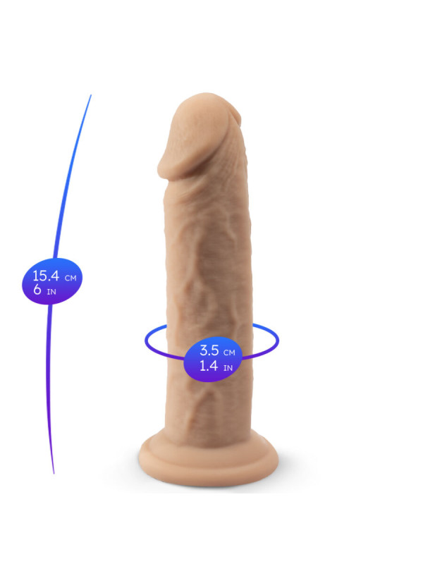 DILDO REALISTICO SILICONA TERMORREACTIVO 15CM SILEXD DE LA MARCA SILEXD