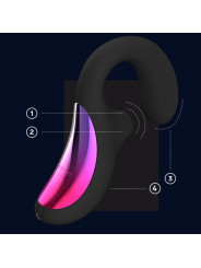 LELO - ENIGMA CRUISE MASAJEADOR SONICO DOBLE ESTIMULACION NEGRO DE LA MARCA LELO