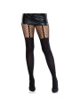 MALLAS EFECTO LIGUERO CON ENCAJE NEGRO LEG AVENUE DE LA MARCA LEG AVENUE HOSIERY