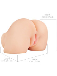 MASTURBADOR REALISTA VIBRADOR VAGINA ANO SHAKE THAT ASS DE LA MARCA PDX ELITE