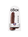 KING COCK PENE REALISTICO 20 CM MARRÓN PARA ARNES DE LA MARCA KING COCK