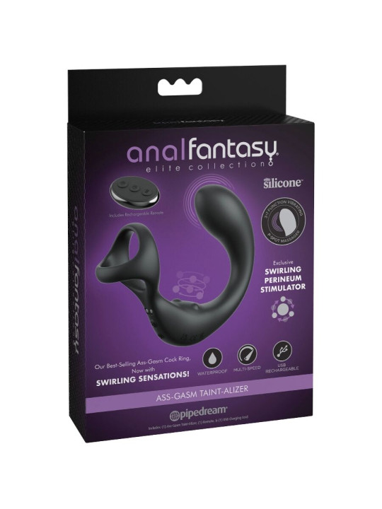 VIBRADOR ANAL PROSTATA CONTROL REMOTO 10 MODOS SILICONA DE LA MARCA ANAL FANTASY ELITE COLLECTION