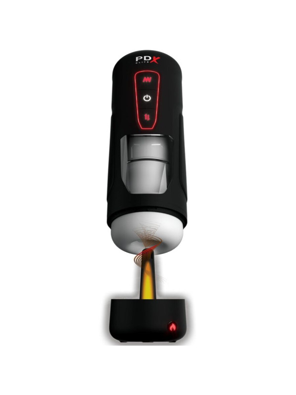 MASTURBADOR AUTOMÁTICO CON THRUSTING VIBRACIÓN Y EFECTO DE LA MARCA PDX ELITE