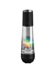 MASTURBADOR AUTOMÁTICO CON SUCCIÓN Y LUZ LED TRANSPARENTE DE LA MARCA PDX ELITE