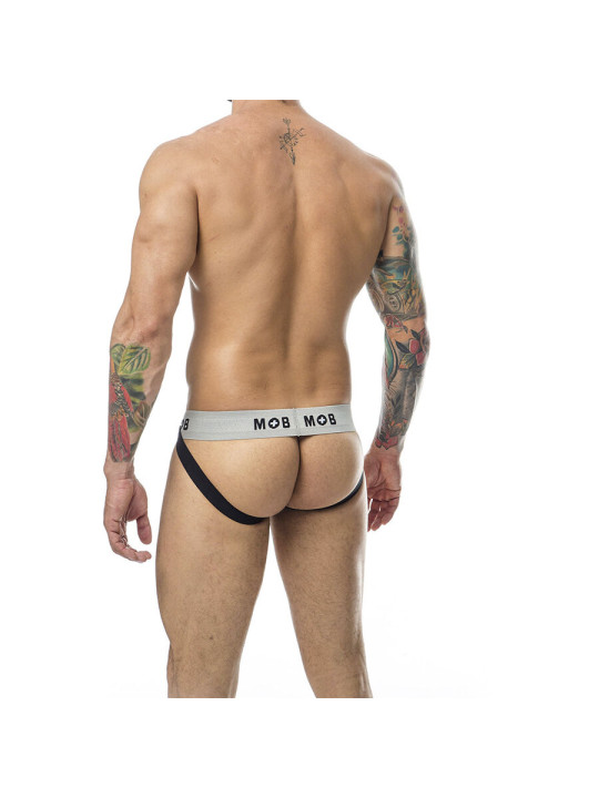 SUSPENSORIO MOB CLÁSICO FRANJAS BLANCO TALLA S DE LA MARCA MOB