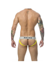 SUSPENSORIO MOB RAYAS AMARILLO ALGODÓN TALLA S HOMBRE DE LA MARCA MOB