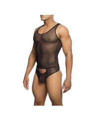 BODY TRANSPARENTE NEGRO MALLA SENSUAL TALLA S/M UNISEX DE LA MARCA MOB