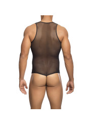 BODY TRANSPARENTE NEGRO MALLA SENSUAL TALLA S/M UNISEX DE LA MARCA MOB