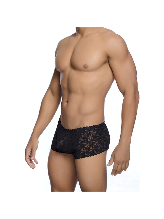 BOXER ENCAJE NEGRO TALLA S/M LENCERÍA SEXY HOMBRE DE LA MARCA MOB