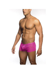 BOXER ENCAJE ROSA S/M - LENCERÍA MASCULINA SEXY DE LA MARCA MOB