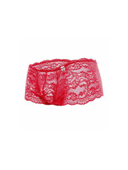 BOXER ENCAJE ROJO TALLA S/M LENCERÍA SENSUAL CÓMODA DE LA MARCA MOB