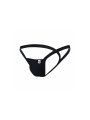 TANGA NEGRO EROTICO DISEÑO V CORTE SENSACIONAL TALLA S DE LA MARCA MOB