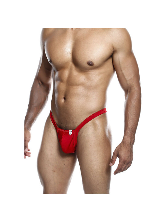 TANGA HOMBRE ROJO S BOLSA EXPUESTA ELEGANCIA DE LA MARCA MOB