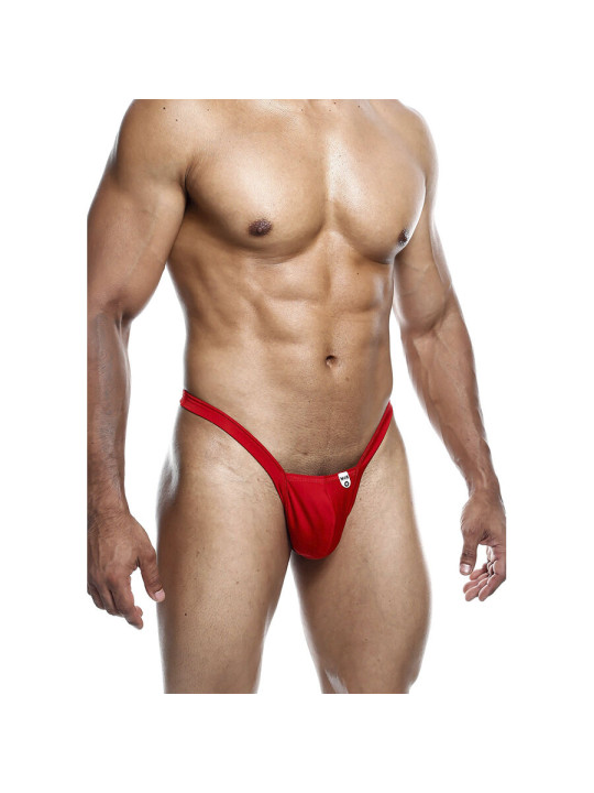 TANGA HOMBRE ROJO S BOLSA EXPUESTA ELEGANCIA DE LA MARCA MOB
