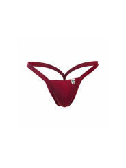 TANGA HOMBRE ROJO S BOLSA EXPUESTA ELEGANCIA DE LA MARCA MOB