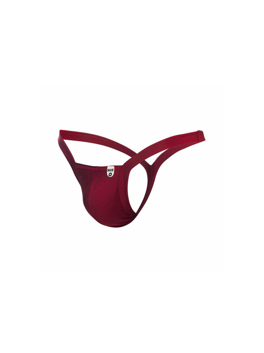 TANGA HOMBRE ROJO S BOLSA EXPUESTA ELEGANCIA DE LA MARCA MOB