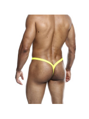 TANGA MASCULINO AMARILLO TALLA S MOLDEADOR SILUETA DE LA MARCA MOB