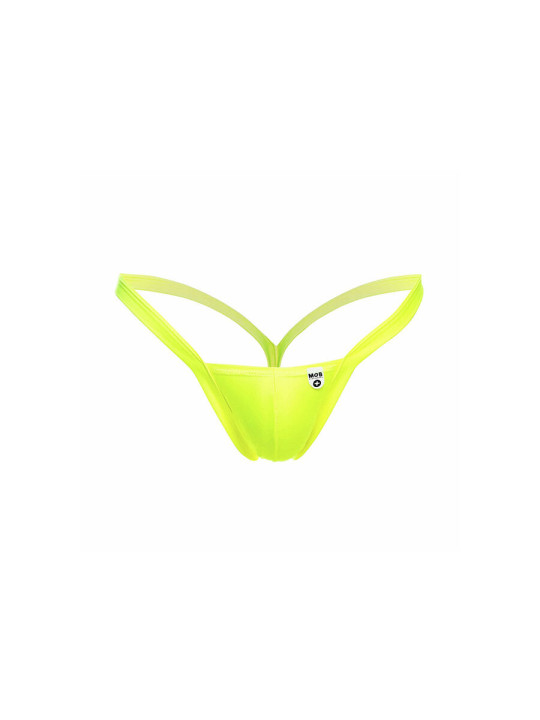 TANGA MASCULINO AMARILLO TALLA S MOLDEADOR SILUETA DE LA MARCA MOB