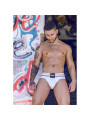 TANGA HOMBRE BLANCO CLÁSICO ELASTICO CONFORT SEXY TALLA S DE LA MARCA MOB
